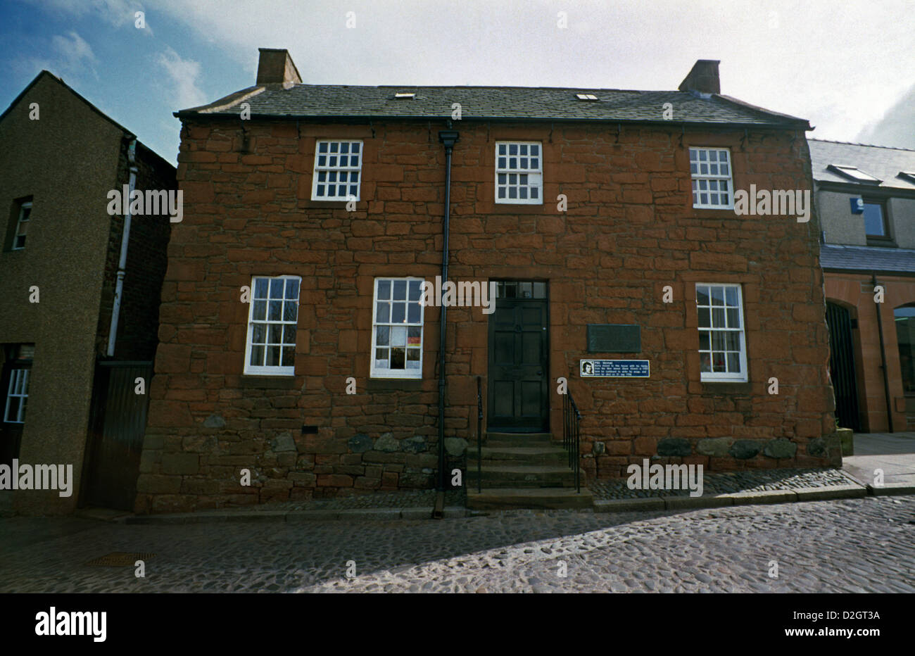 Dumfries Ecosse Robert Burns House Banque D'Images