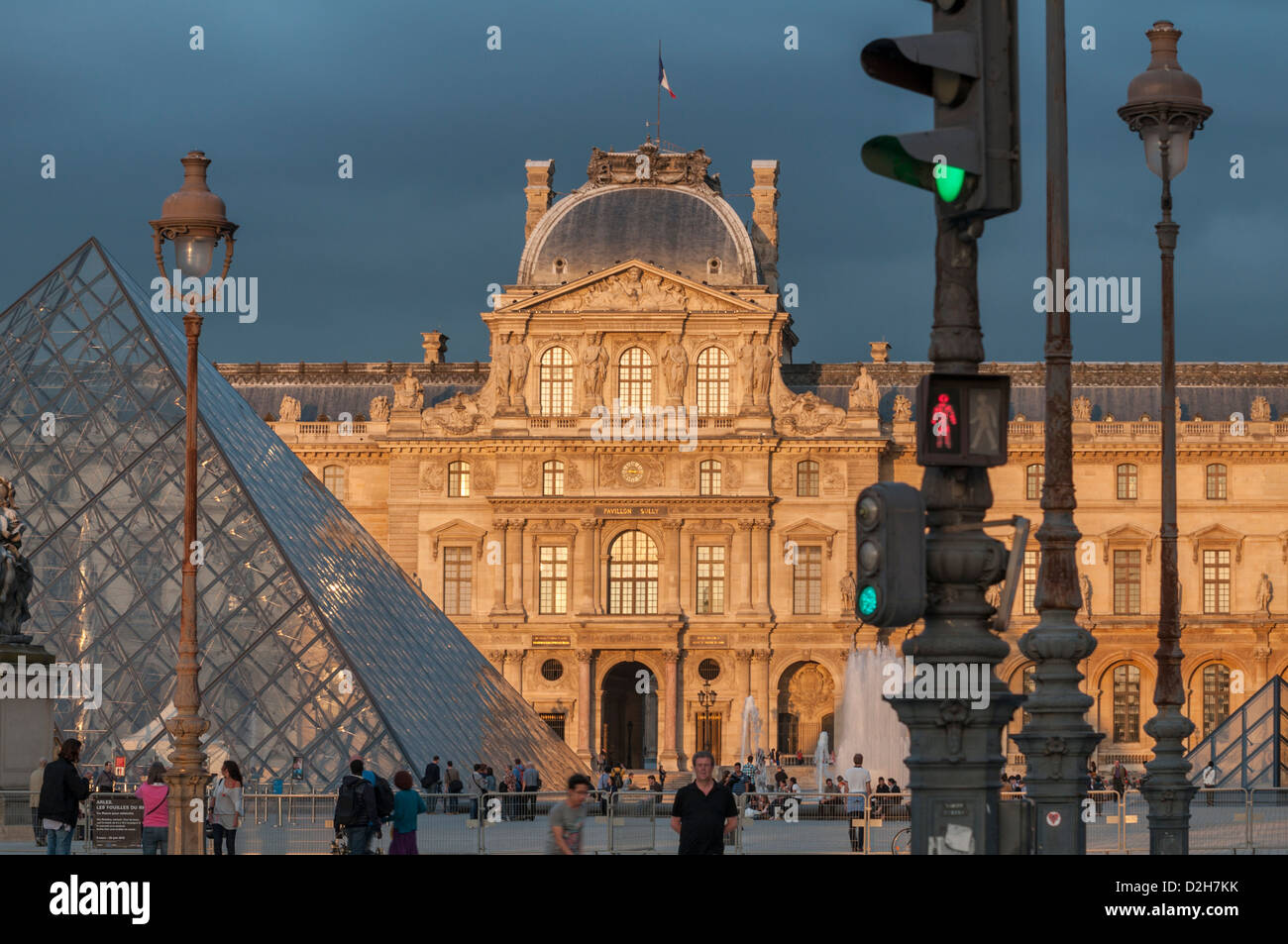 Musée du Louvre à Paris, France Banque D'Images