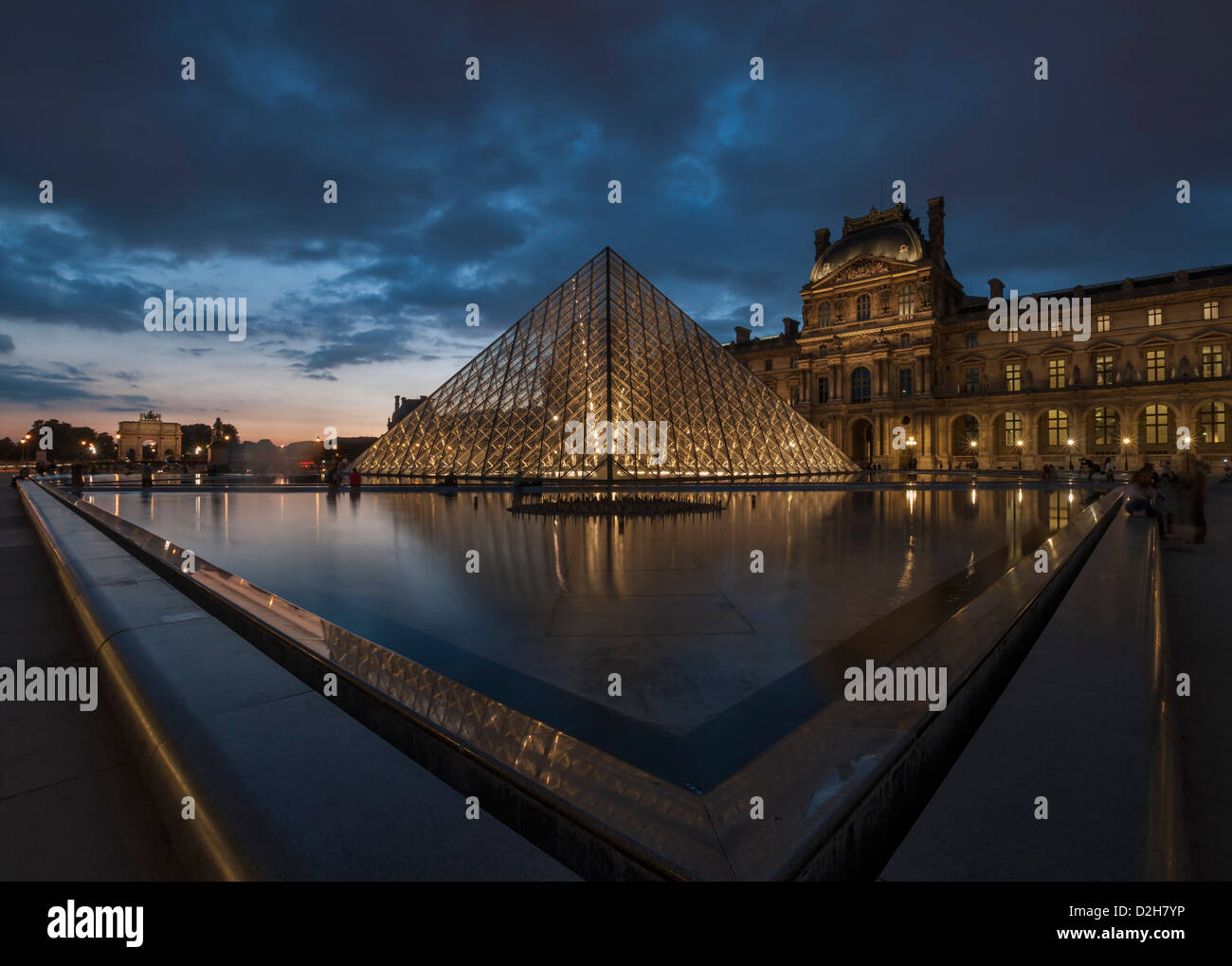 Musée du Louvre à Paris, France Banque D'Images