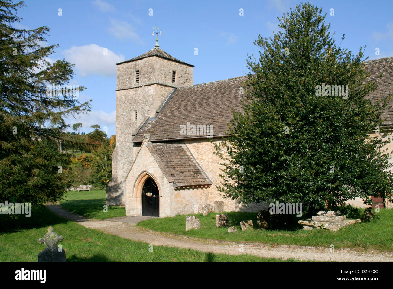 Church - John Keble Martin vicaire Eastleach Gloucestershire England UK Banque D'Images