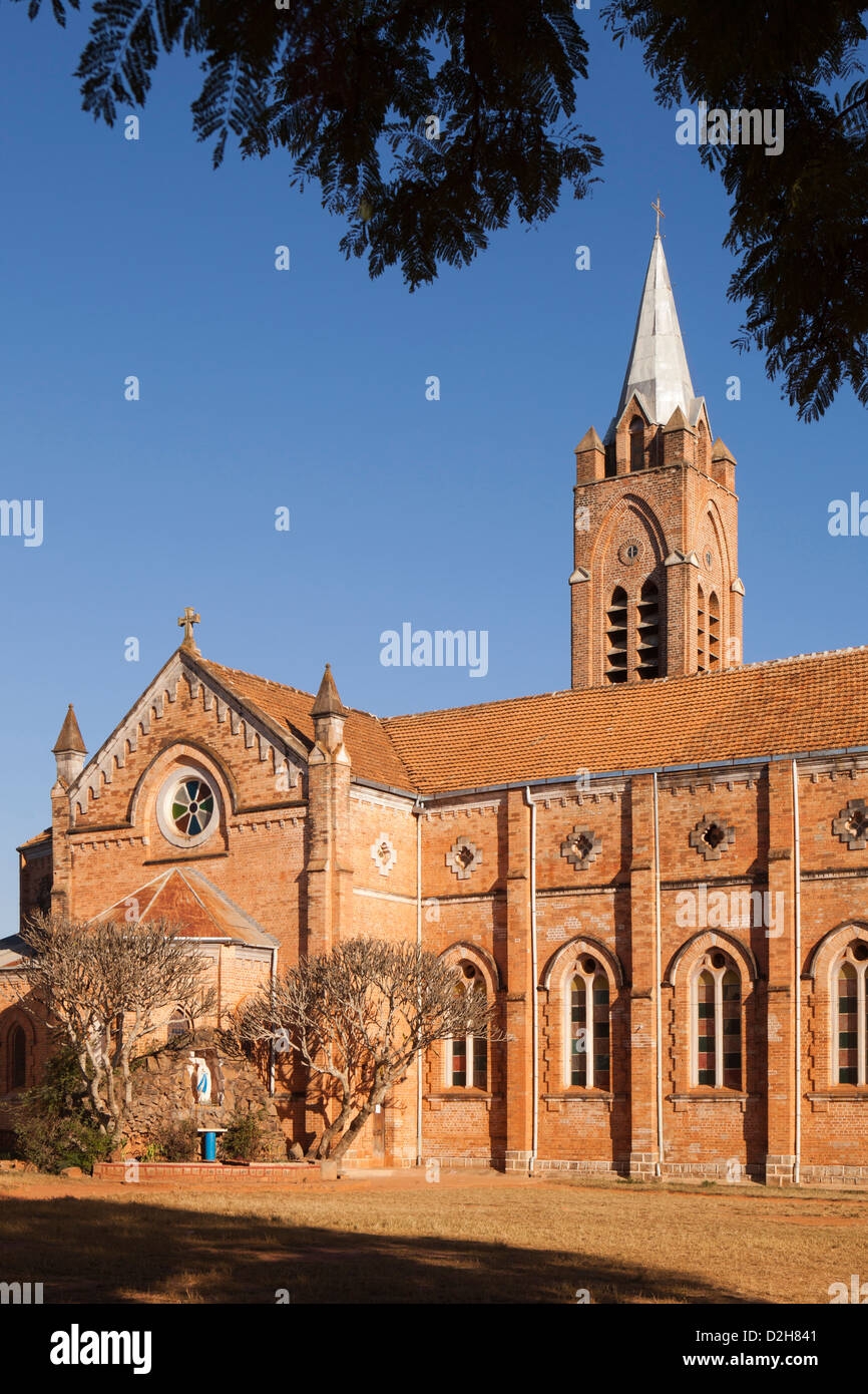Madagascar, Ambalavao, église Banque D'Images
