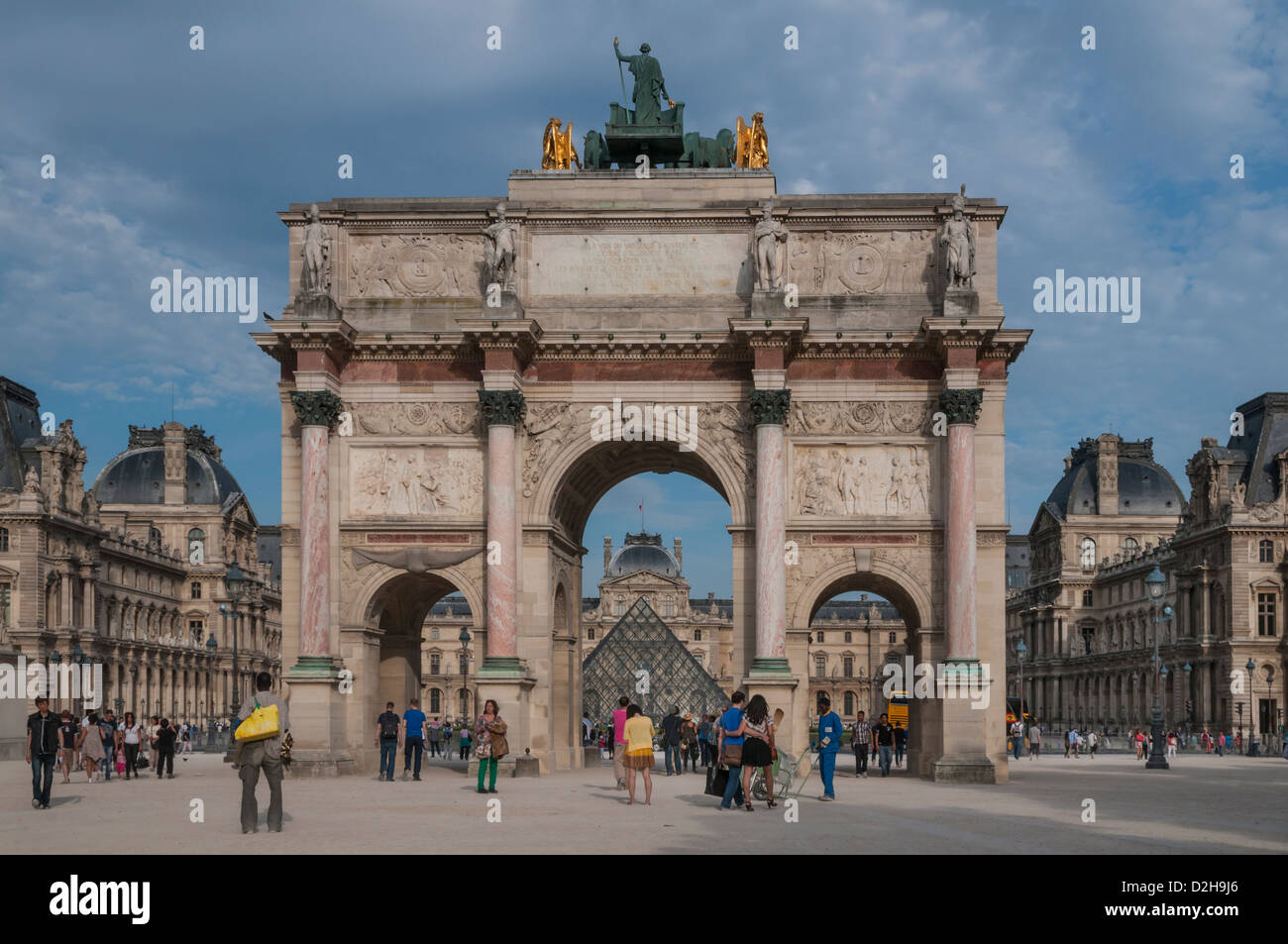 Musée du Louvre à Paris, France Banque D'Images