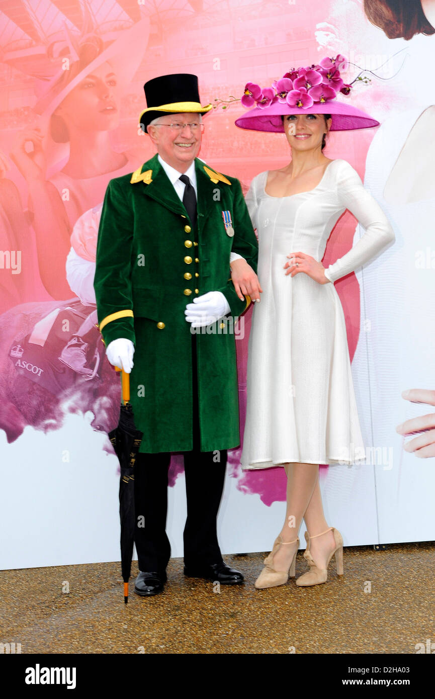 Londres, Royaume-Uni. 24 janvier 2013. Victoria Pendleton au Royal Ascot 2013 campagne "La couleur et la gloire' lancer à Hyde Park, Londres - 24 janvier 2013. Photo par Keith Mayhew/ Alamy Live News Banque D'Images