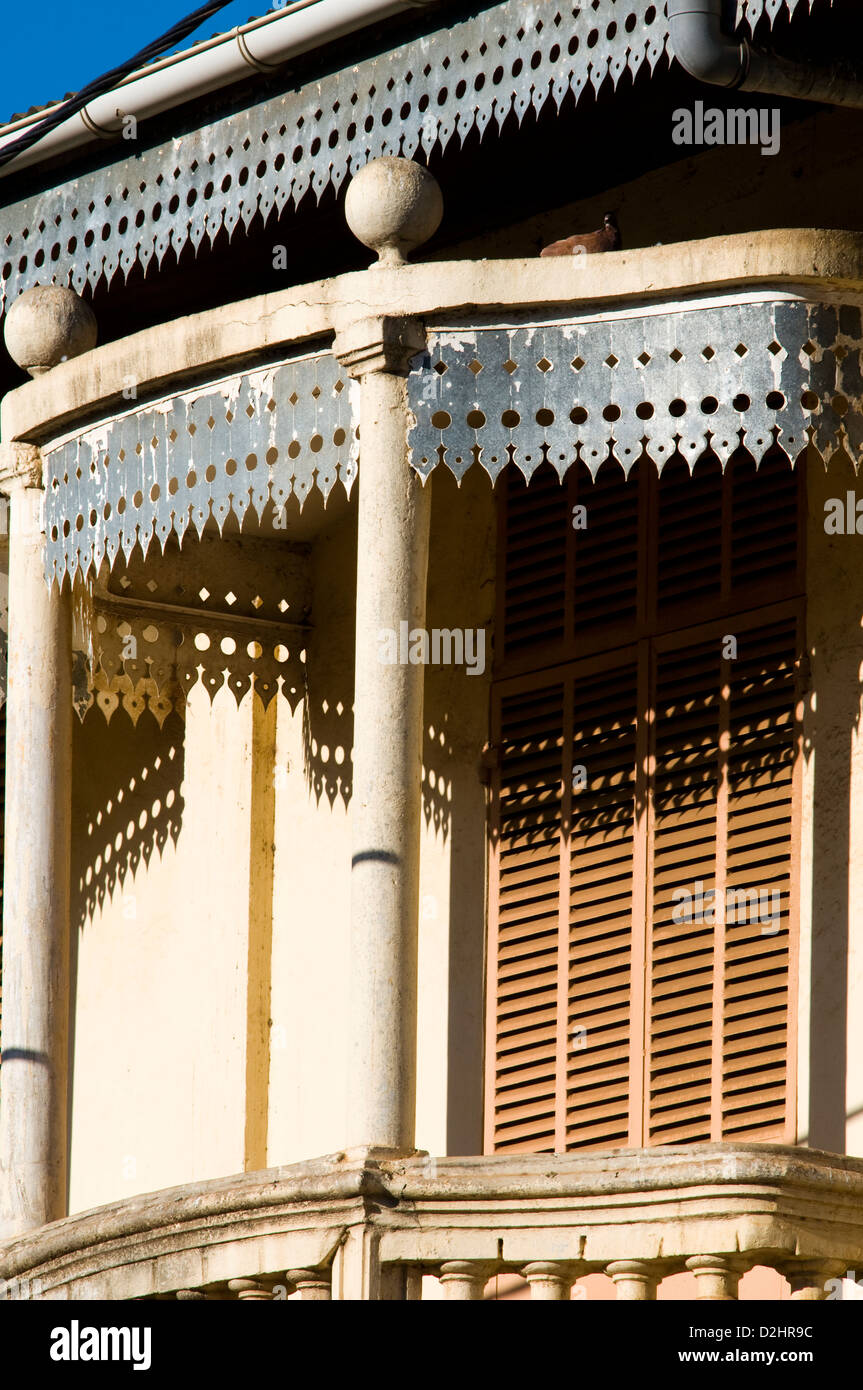 Architecture coloniale française, Diego Suarez (Antsiranana), Madagascar Banque D'Images