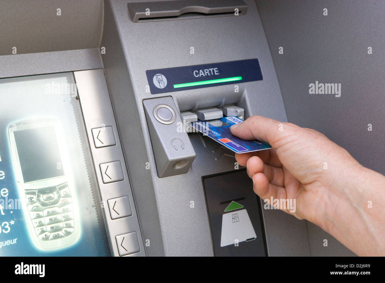 Corse : ATM / cash machine Banque D'Images
