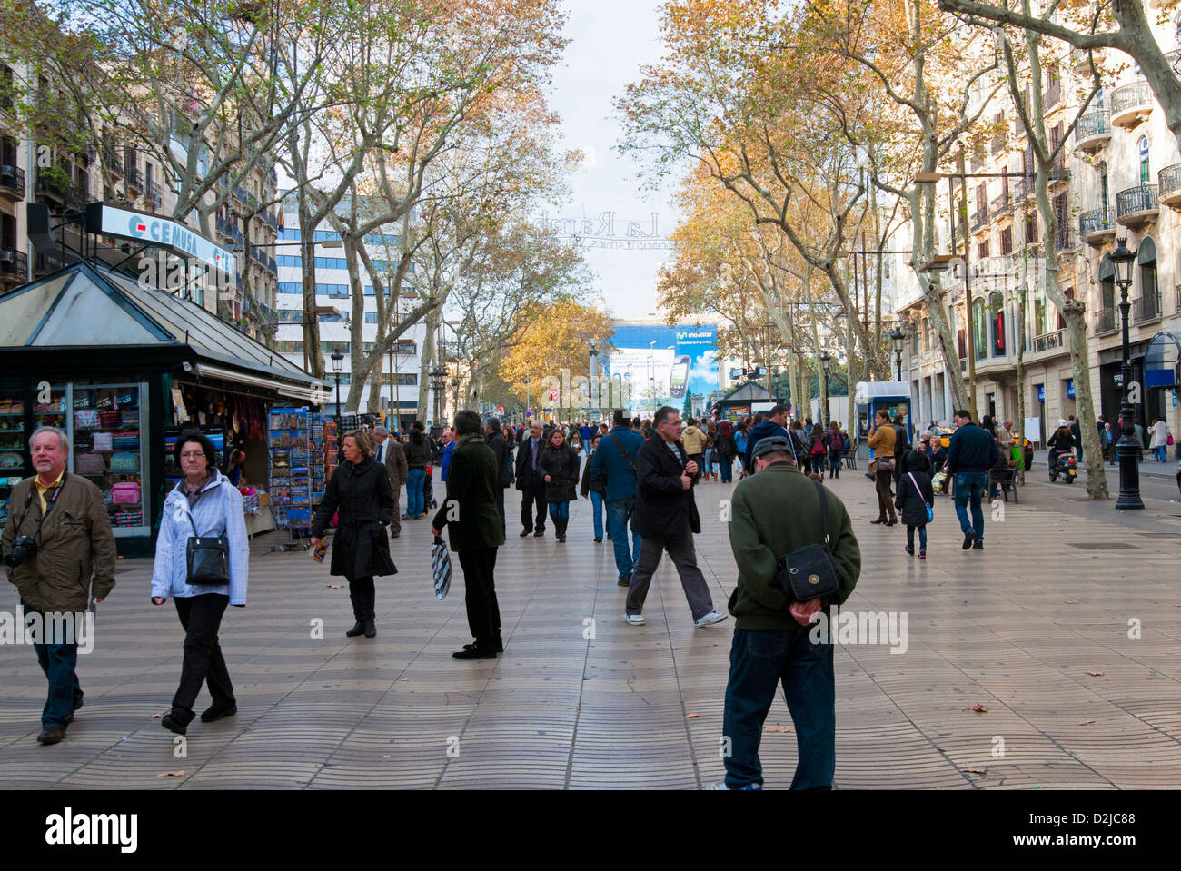 La Rambla, Barcelone, Catalogne (Catalogne) (Catalogne), en Espagne, en Europe Banque D'Images