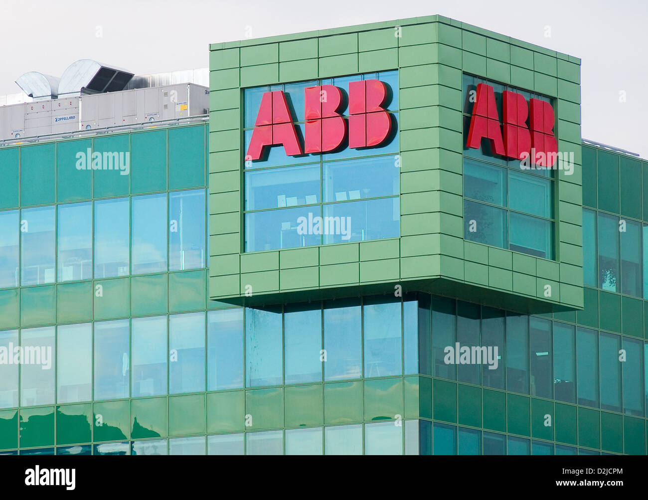 Gênes, Italie, ABB siège à Gênes Banque D'Images