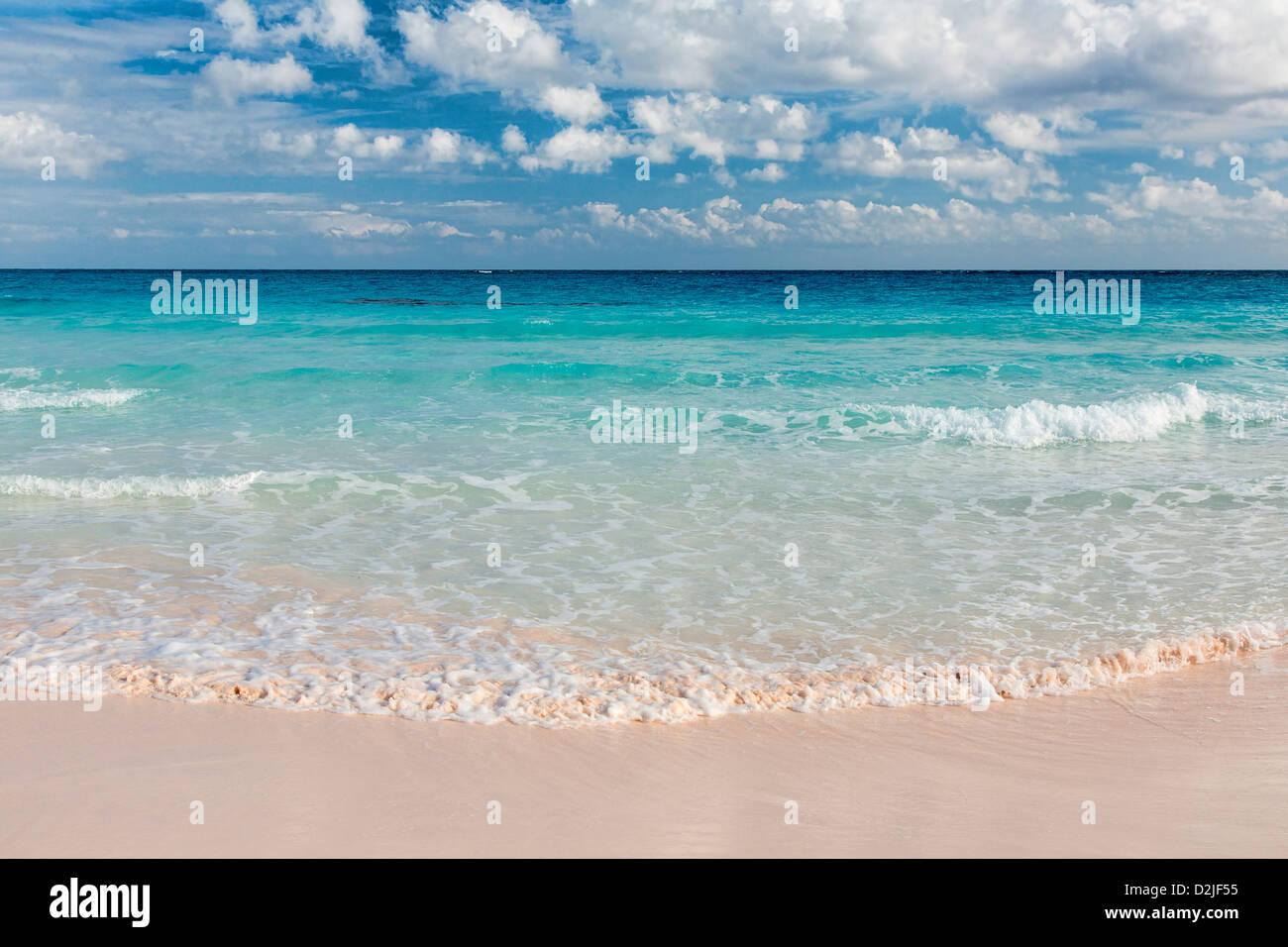 L'Île Eleuthera, Bahamas, Club Med Beach Banque D'Images