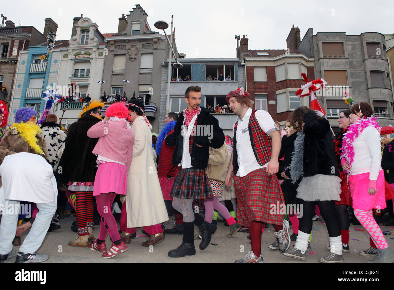 Carnaval de Dunkerque, Nord de la France, février 2011 Carnaval de Dunkerque, Nord Pas-de-Calais, 7 Fevrier 2011 Banque D'Images