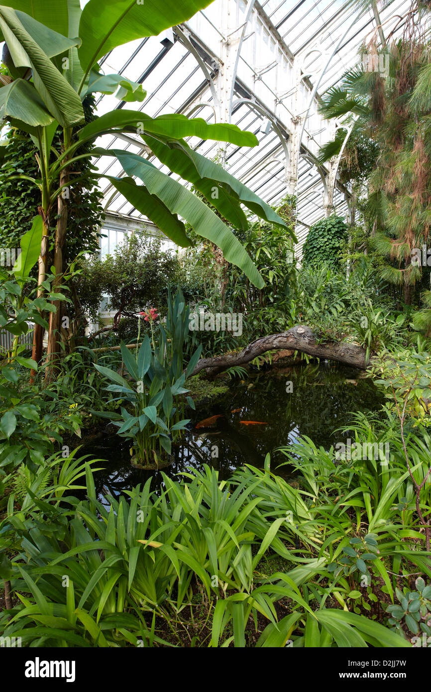 La Chambre des régions tempérées, Kew Gardens, London, UK Banque D'Images