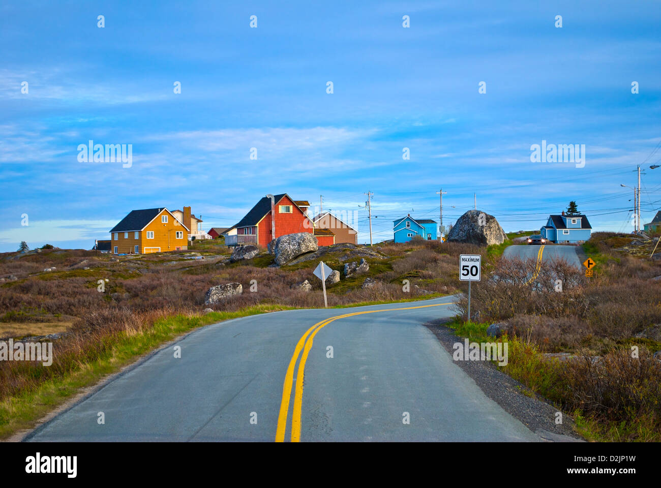 Le phare de Peggy's Cove, UNESCO World Heritage Site, NS, Canada Banque D'Images