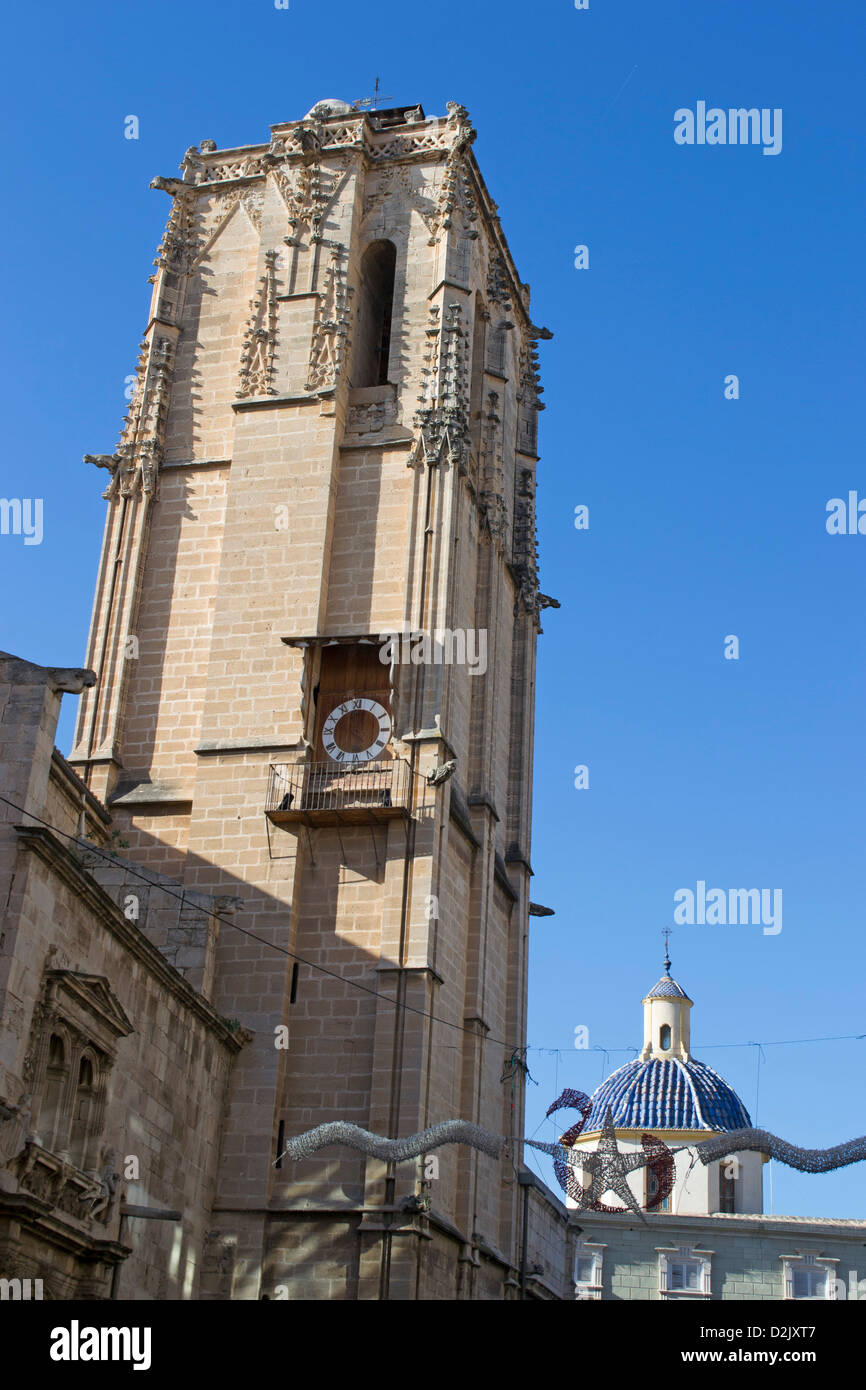 La Iglesia de las Stantas, juste y Rufina, l'église de Santiago, Orihuela, Province d'Alicante, Espagne, Europe Banque D'Images