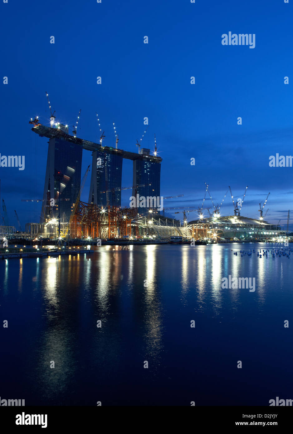 Singapour, République de Singapour, Marina Bay Sands Projet de ...