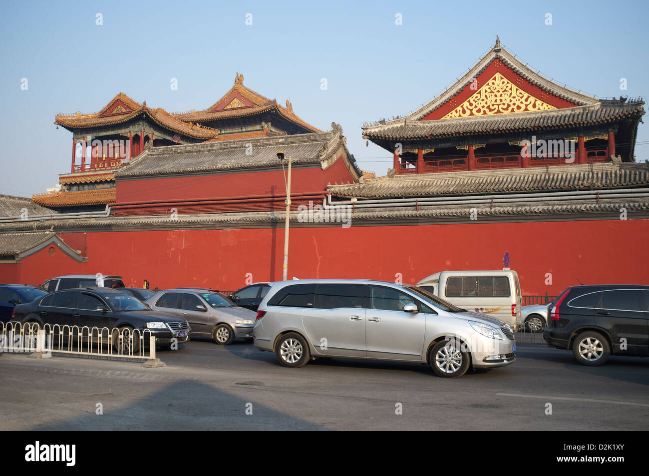 La Lamaserie Yonghe Palace, populairement connu comme le "Temple des Lamas", à Pékin, en Chine. 26-Jan-2013 Banque D'Images