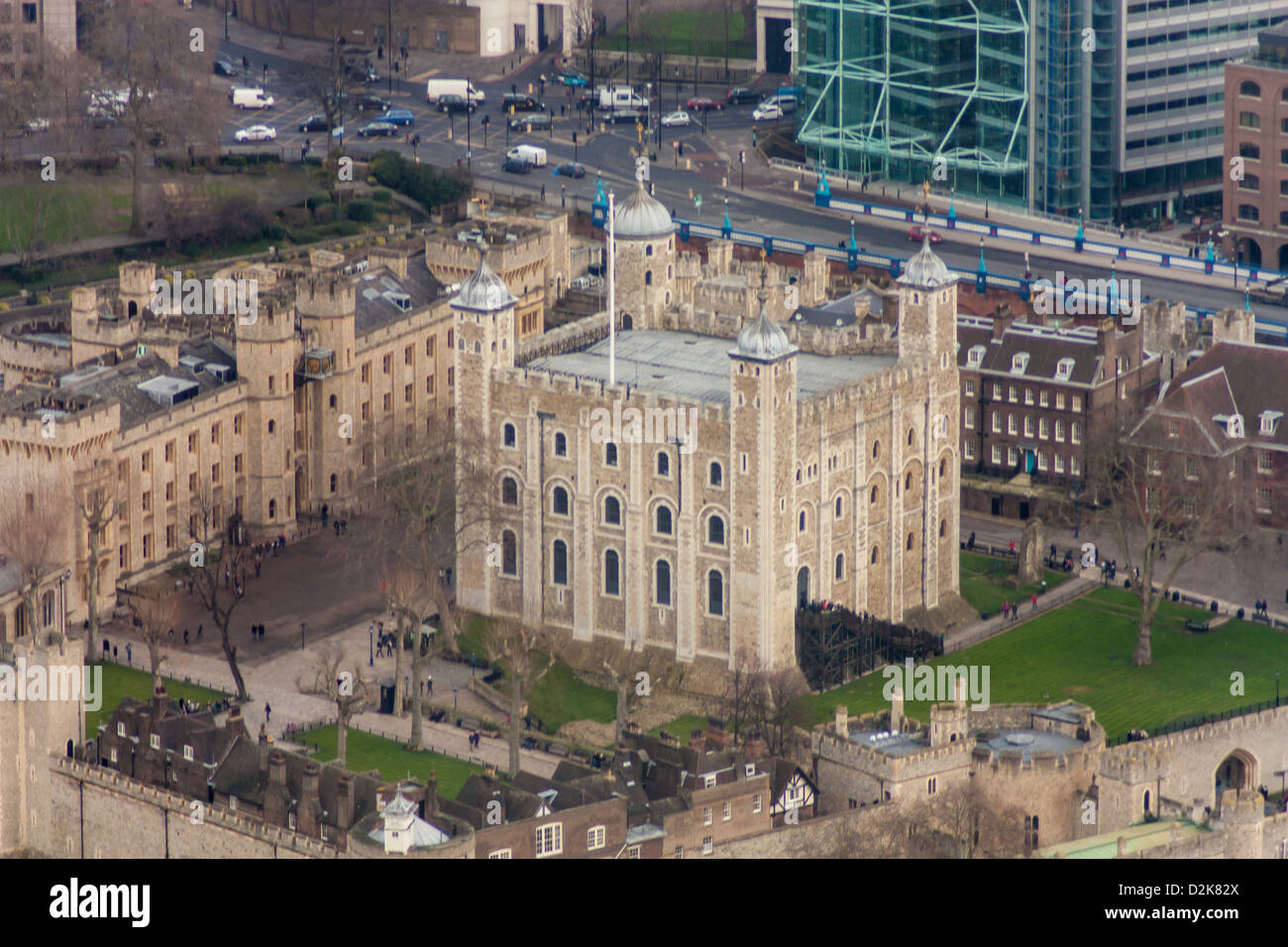 Tour de Londres à partir de la tesson Banque D'Images