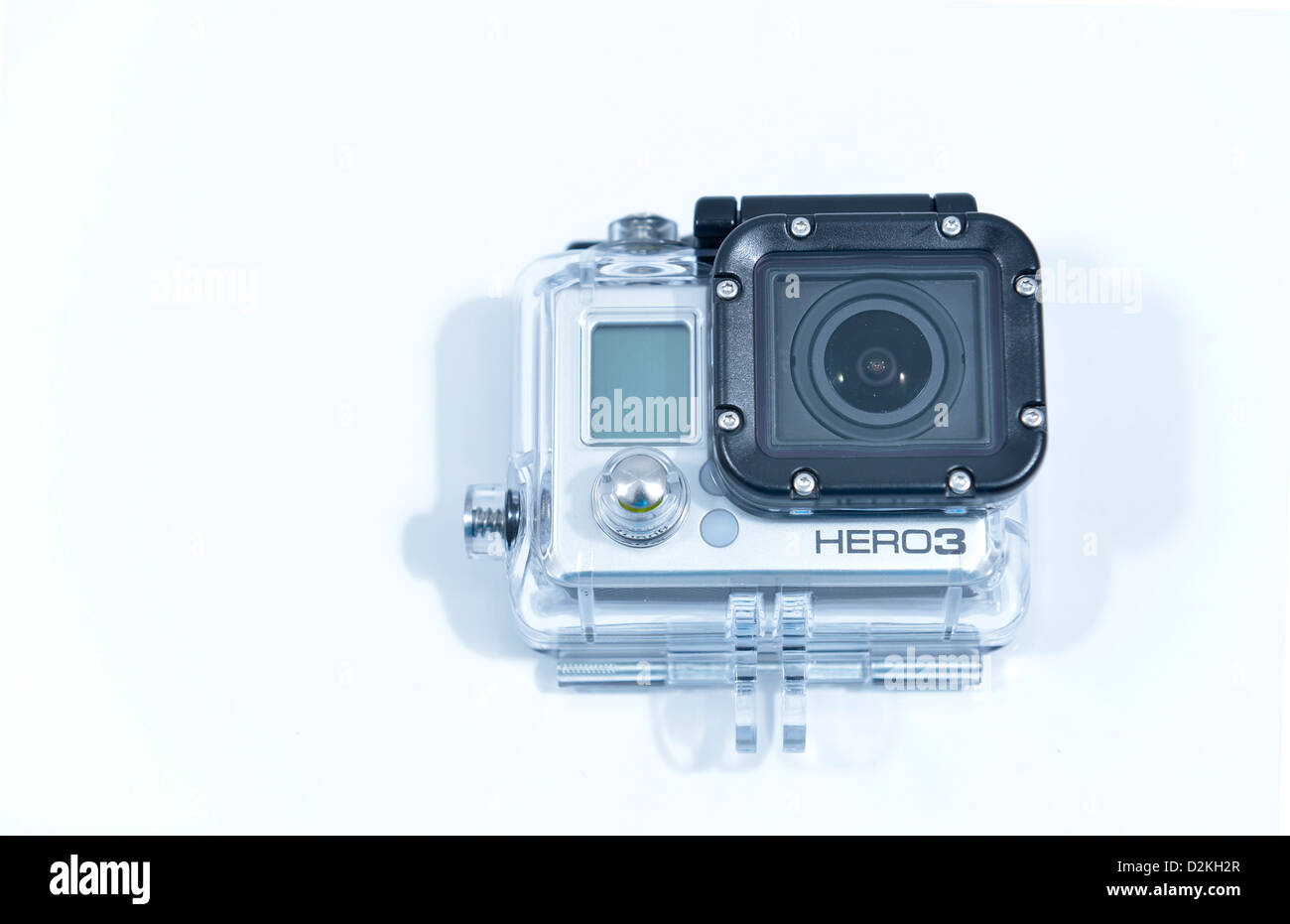 GoPro Hero 3 Black Edition boîtier étanche à l'intérieur de l'appareil photo Banque D'Images