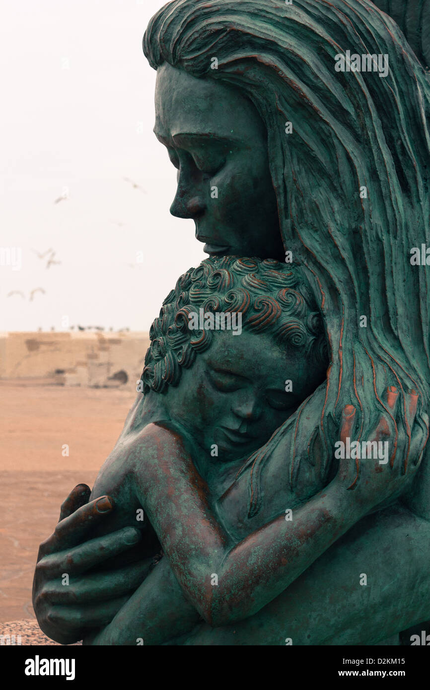 Close up de la tempête 1900 Monument situé sur la digue de Galveston, à Galveston, TX. Banque D'Images