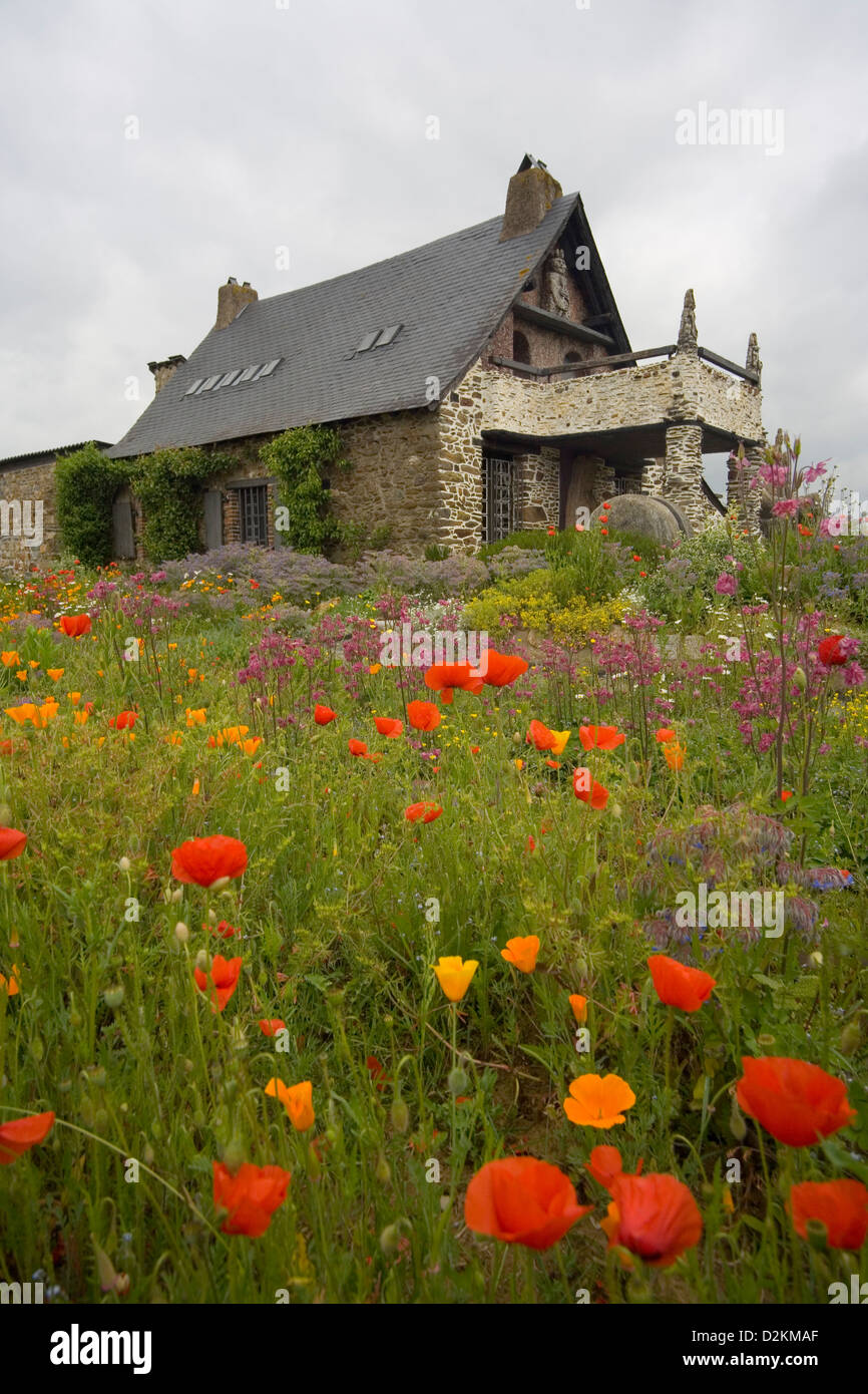 Musée Robert Tatin Cossé-le-Vivien Mayenne Département Pays de la Loire France Banque D'Images