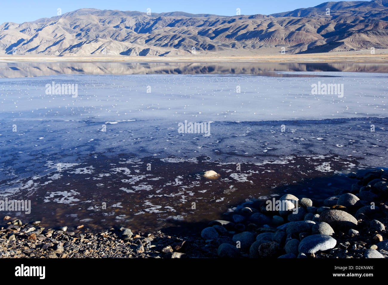Le projet de la rivière Owens inférieur Banque D'Images