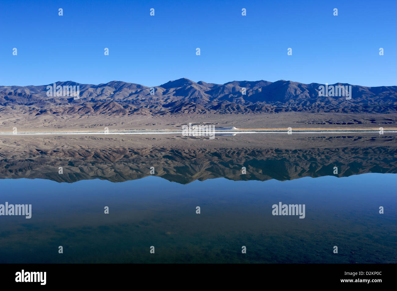 Le projet de la rivière Owens inférieur Banque D'Images