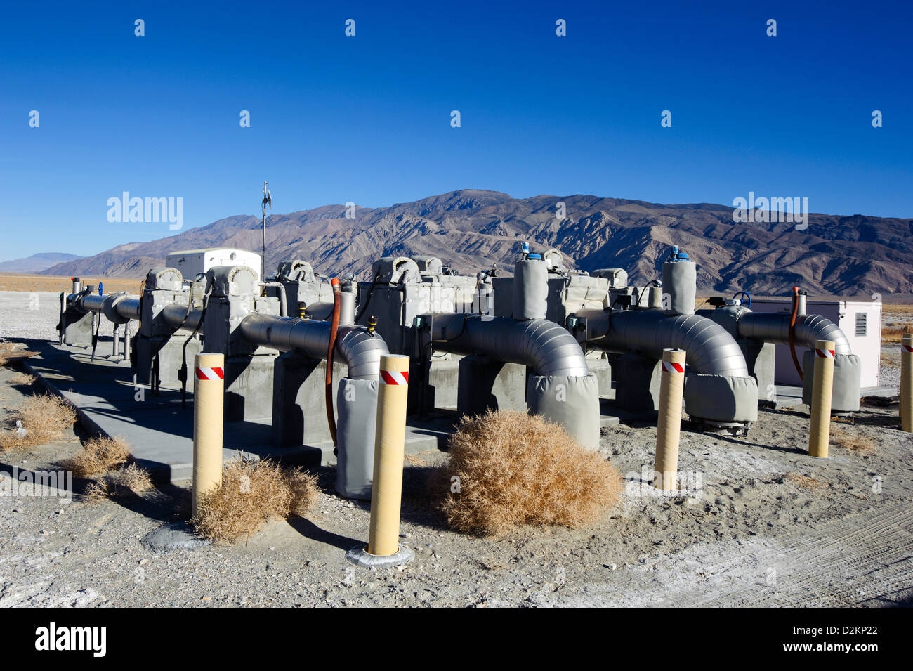 Le projet de la rivière Owens inférieur Banque D'Images