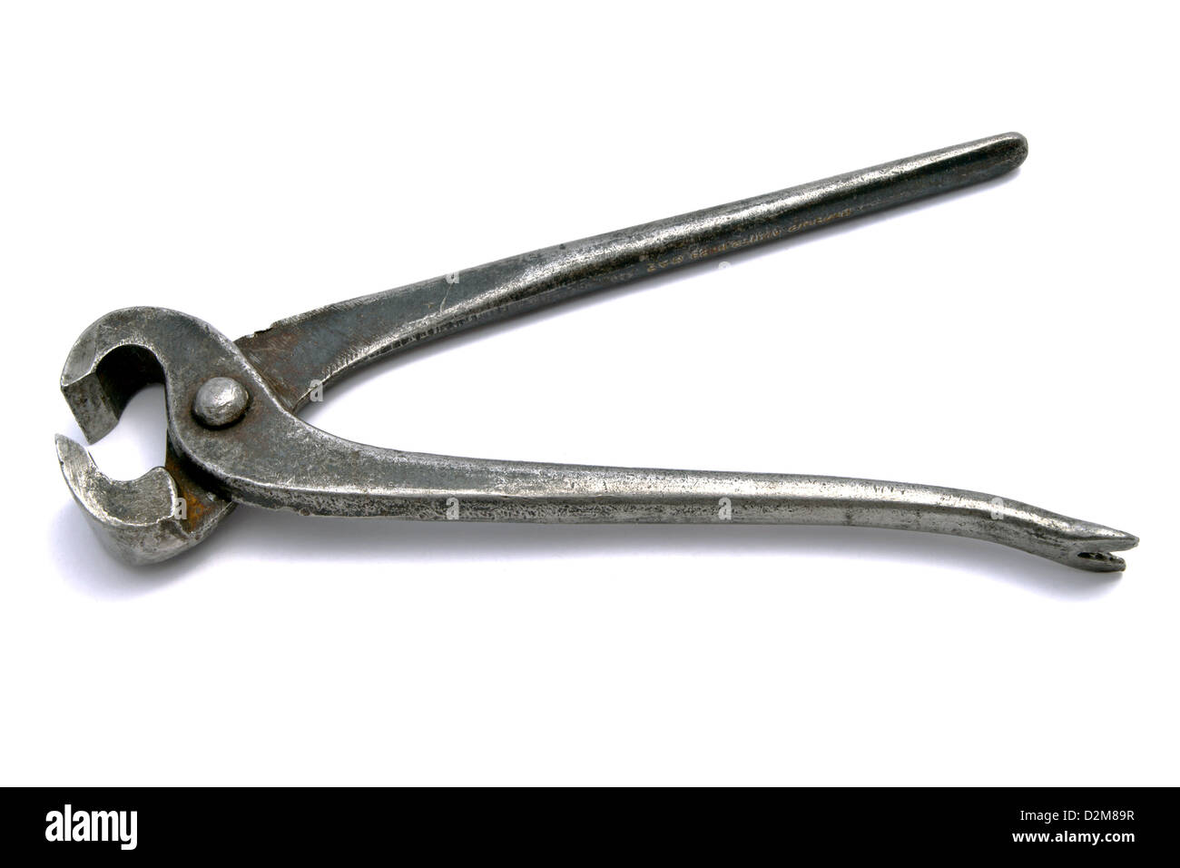 Vieux d'une pince coupante Banque D'Images