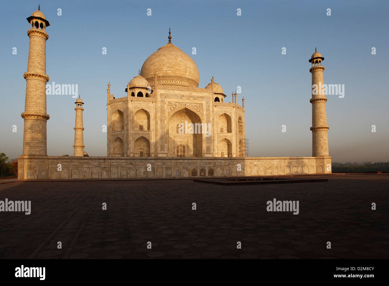 Le Taj Mahal, une des sept merveilles du monde Banque D'Images