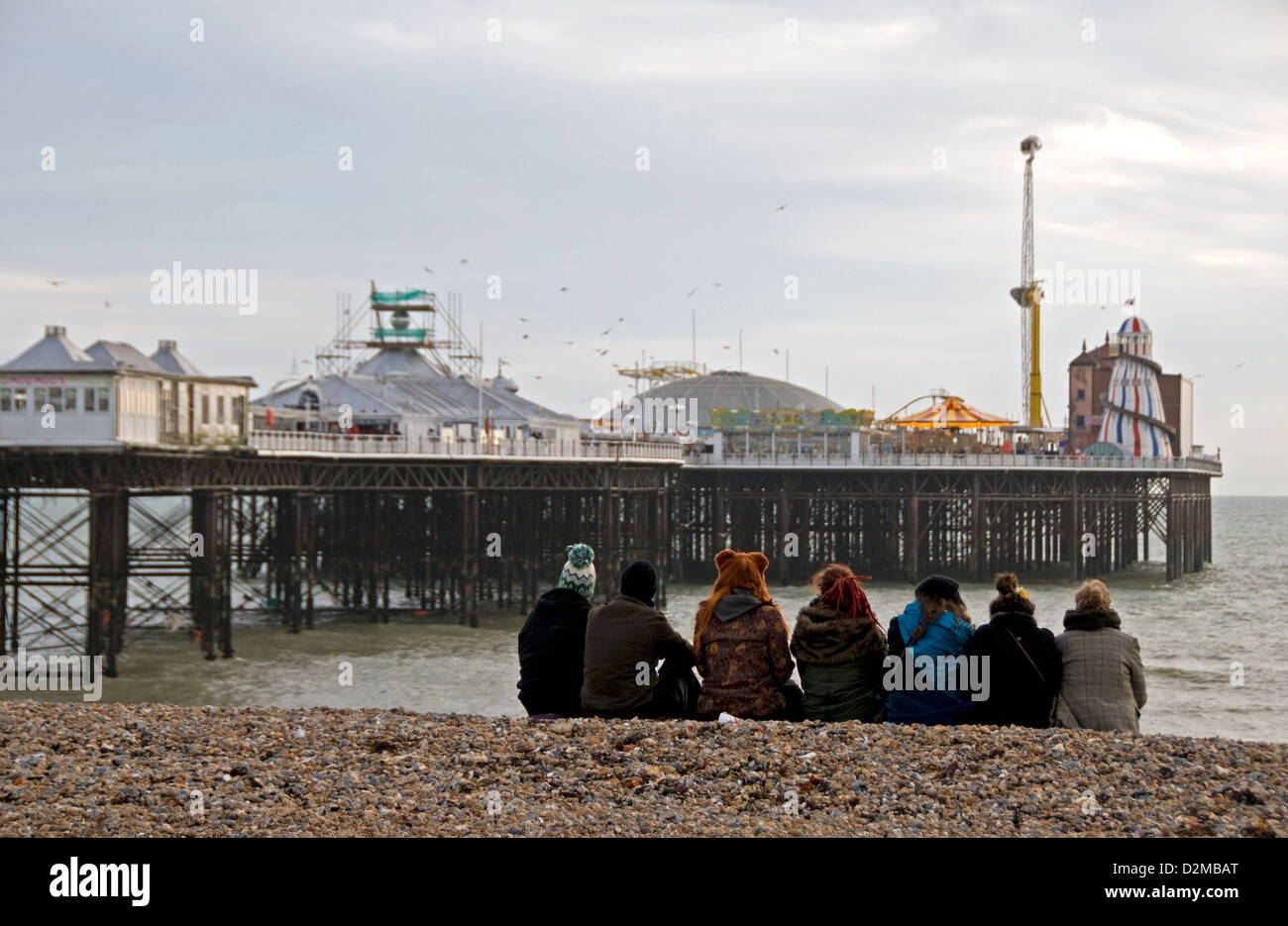 Jetée de Brighton Banque D'Images