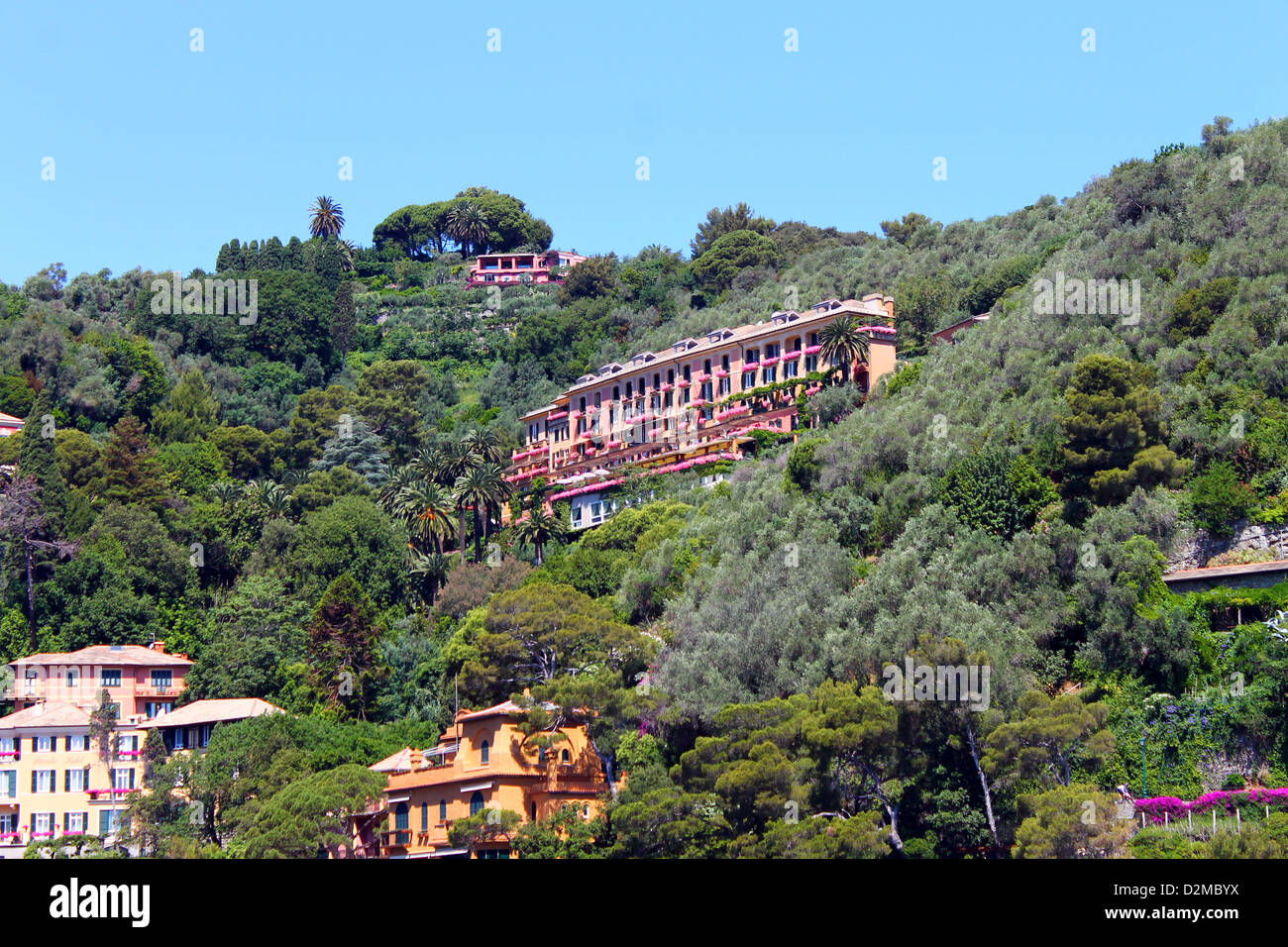 Hôtel Luxuy dans une villa à Portofino Banque D'Images