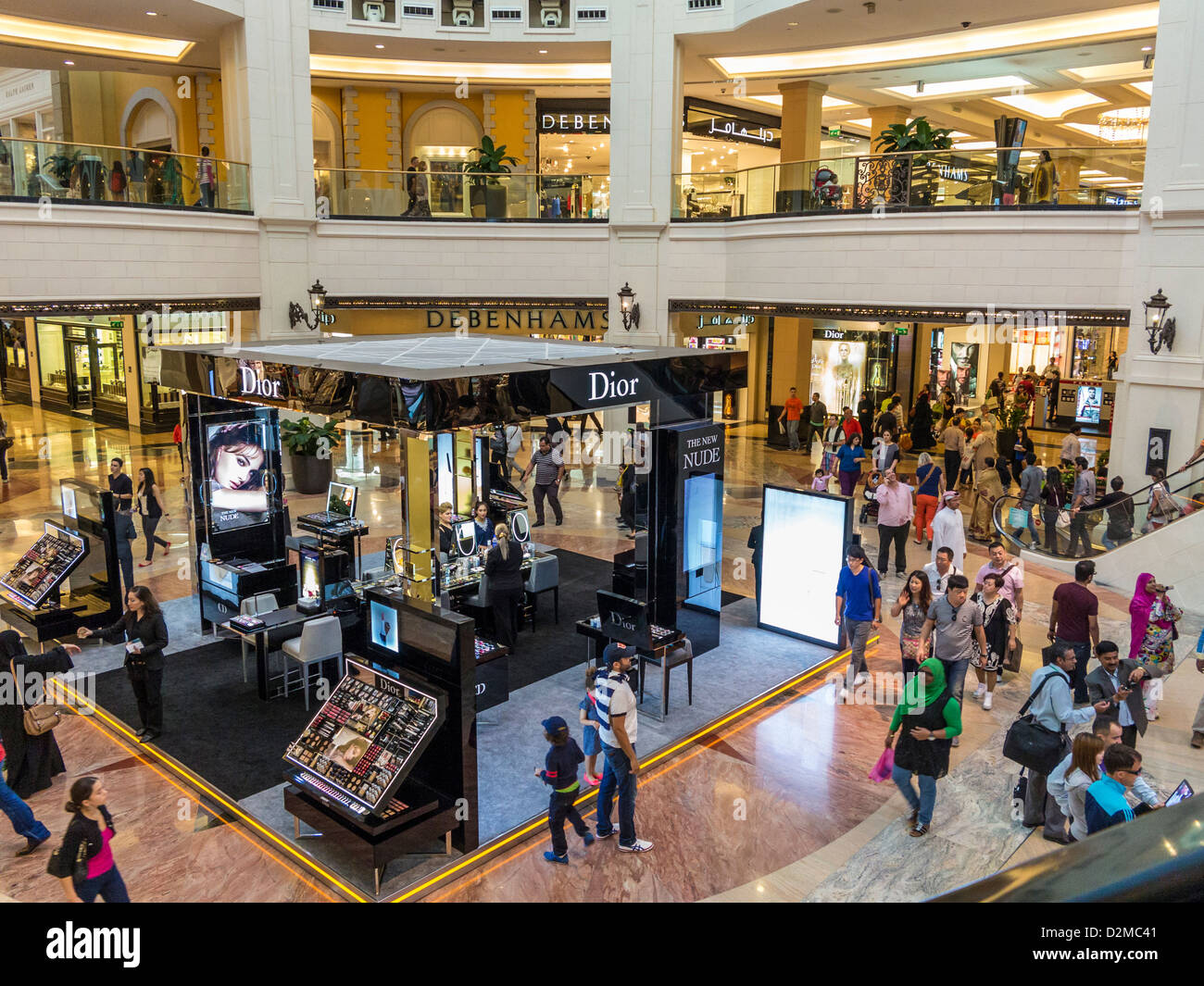 Le centre commercial de l'Unis, centre commercial, Dubaï Banque D'Images