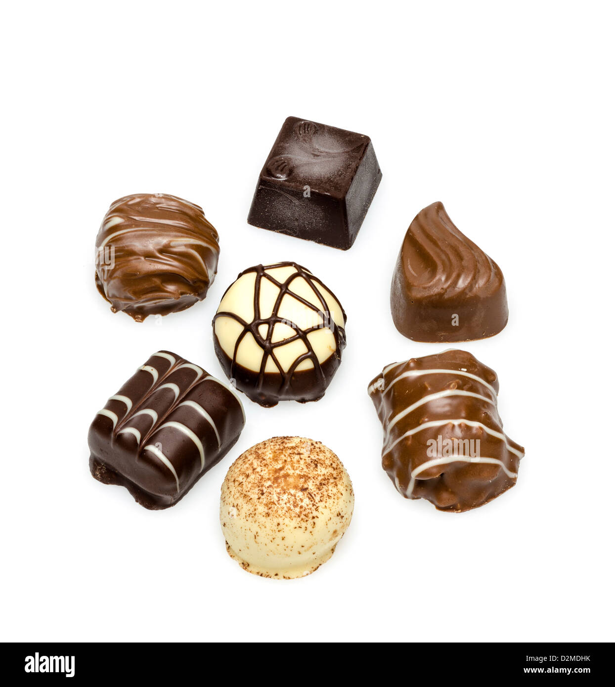 Chocolats Banque D'Images