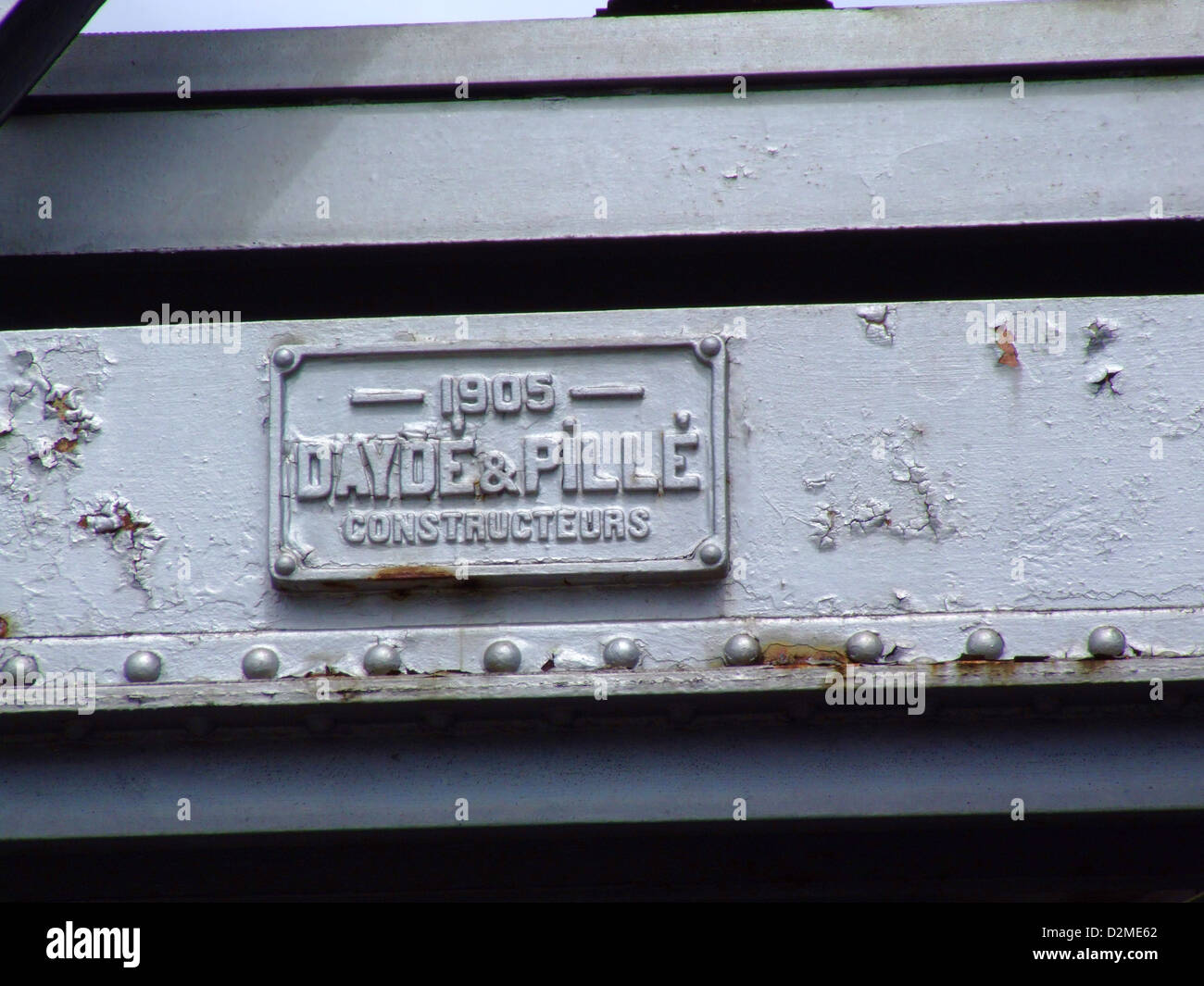 Pont Bir Hakeim, 1905 Dayde et pille constructeurs Banque D'Images