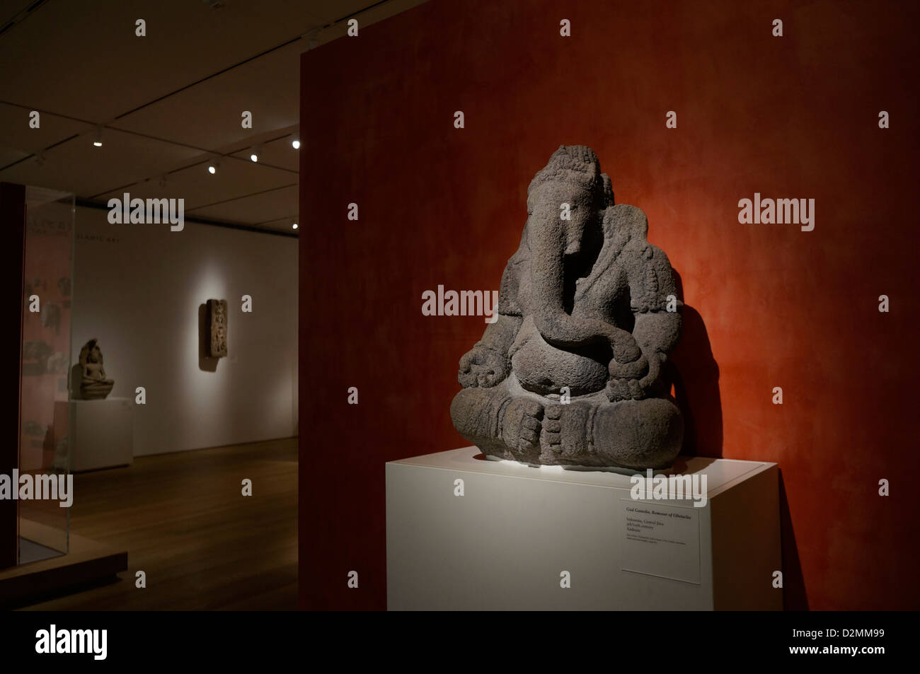 Alsdorf Galeries du Art Institute de Chicago, Chicago, Illinois. 'Ganesh, Suppression d'Obstacles' 9e ou 10e siècle Banque D'Images