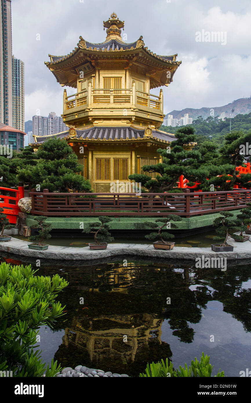 Nan Lian garden, Hong Kong, Chine, Asie Banque D'Images