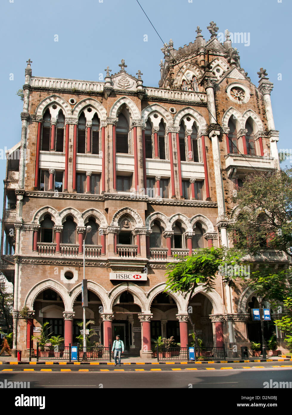 La Banque HSBC D N Road Mumbai ( Bombay ) Inde Fort Banque D'Images