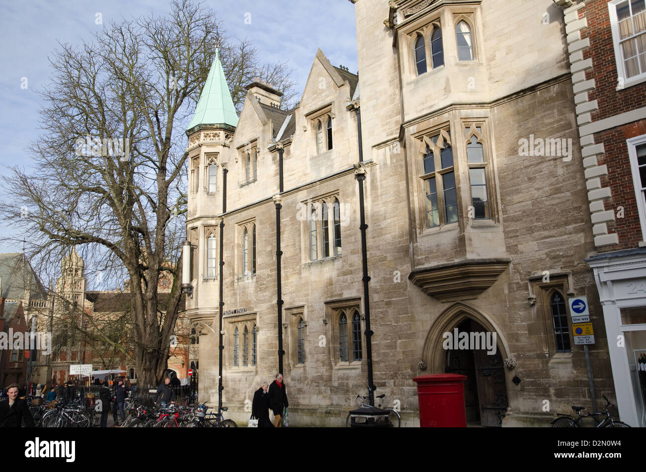 Trinity Street à Cambridge, Angleterre Banque D'Images