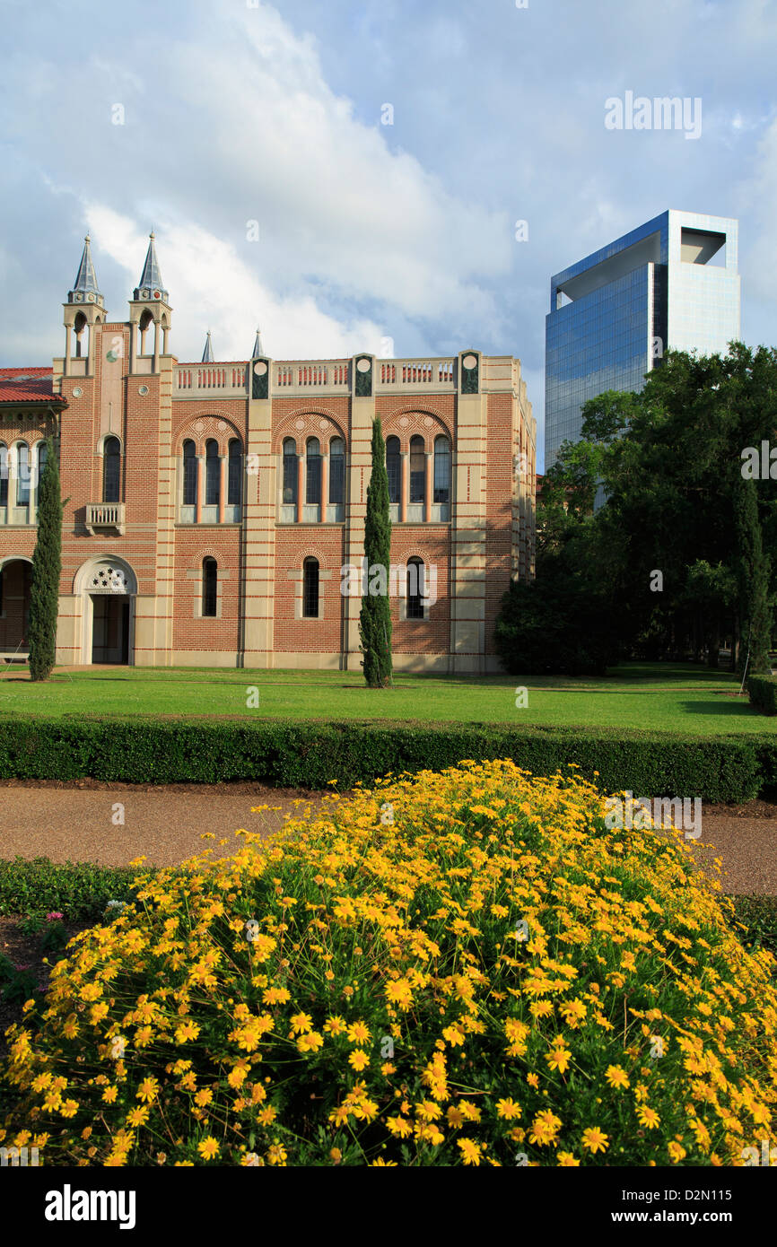 La Rice University, Uptown District, Houston, Texas, États-Unis d'Amérique, Amérique du Nord Banque D'Images