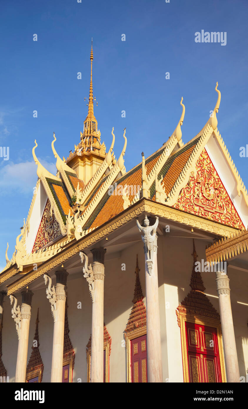 Pagode d'argent au Palais Royal, Phnom Penh, Cambodge, Indochine, Asie du Sud, Asie Banque D'Images