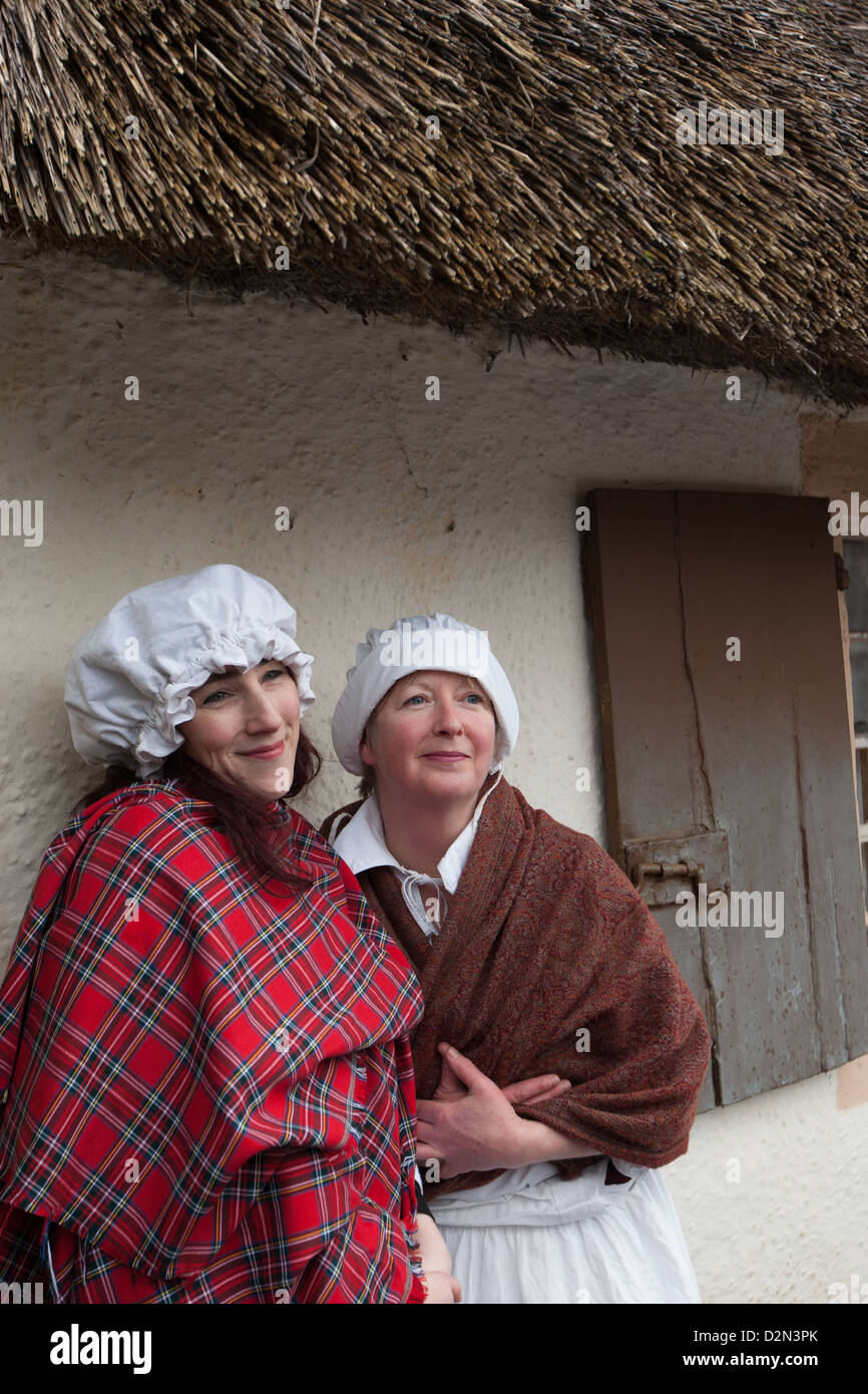 Anniversaire de Robert Burns, poète écossais, à la Burns Cottage Alloway 1759 festival, Alloway, Ayrshire, Ecosse. Banque D'Images