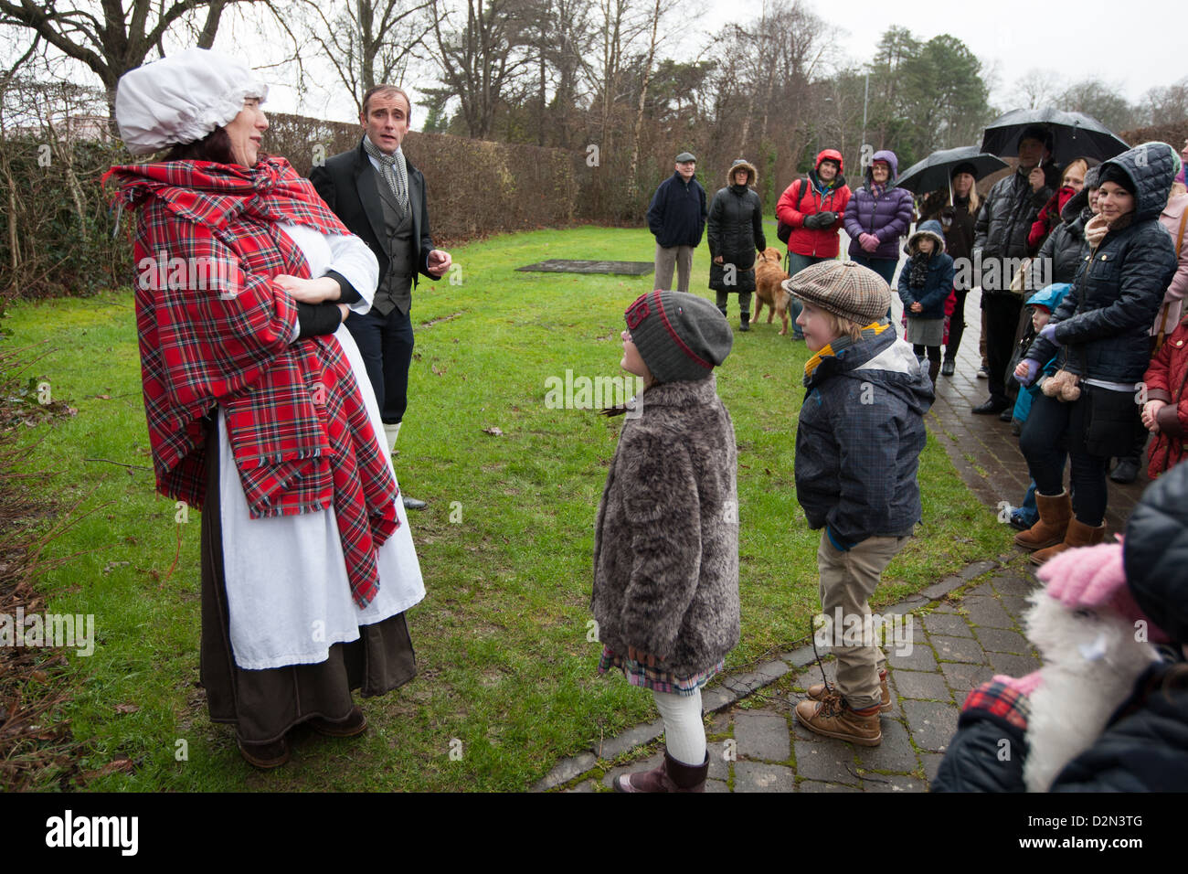Anniversaire de Robert Burns, poète écossais, au festival 1759 Alloway, Alloway, dans l'Ayrshire, Ecosse. Banque D'Images