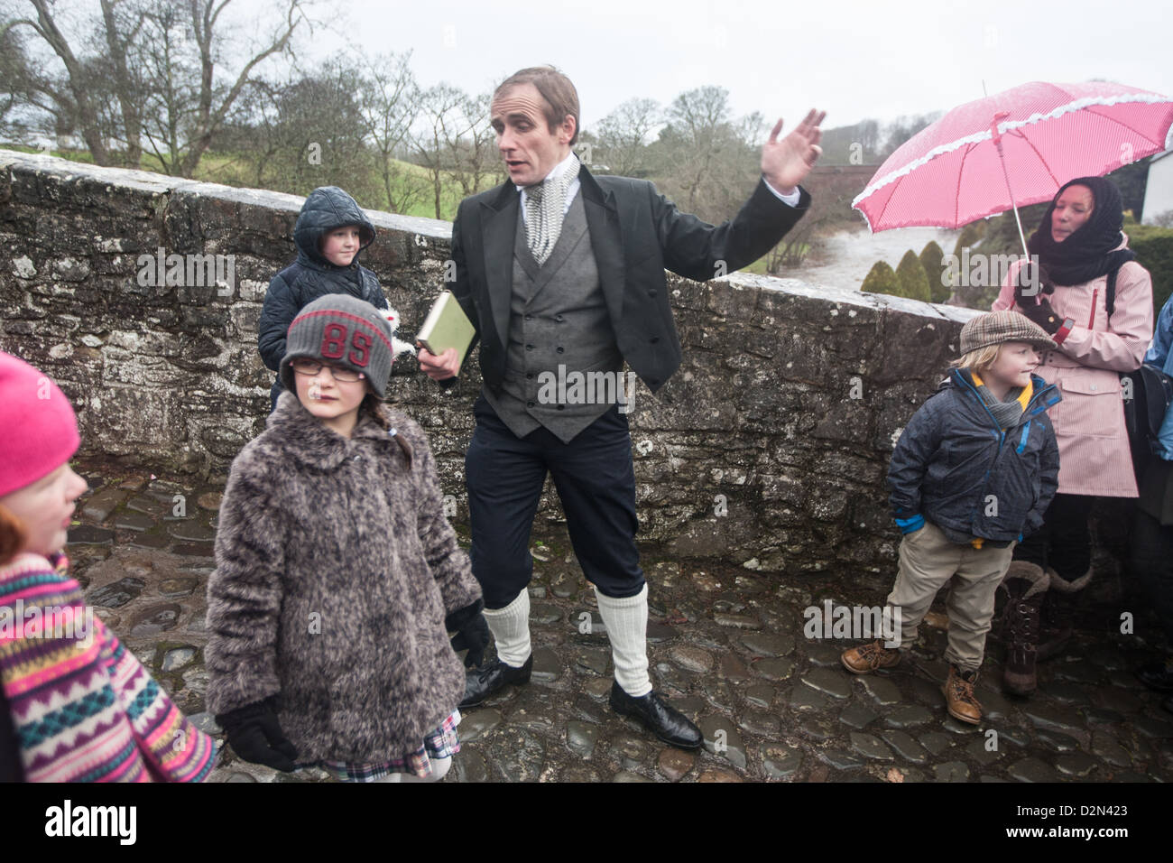 Anniversaire de Robert Burns, poète écossais, au festival 1759 Alloway, Alloway, dans l'Ayrshire, Ecosse. Banque D'Images