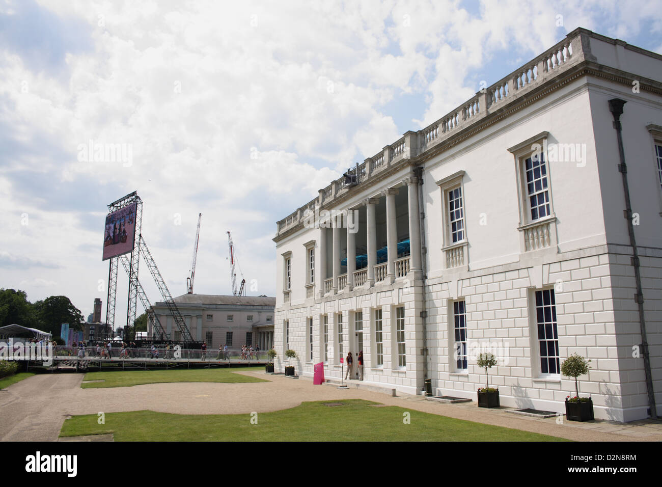 Le Parc de Greenwich au cours de l'Jeux olympiques de 2012 à Londres Banque D'Images