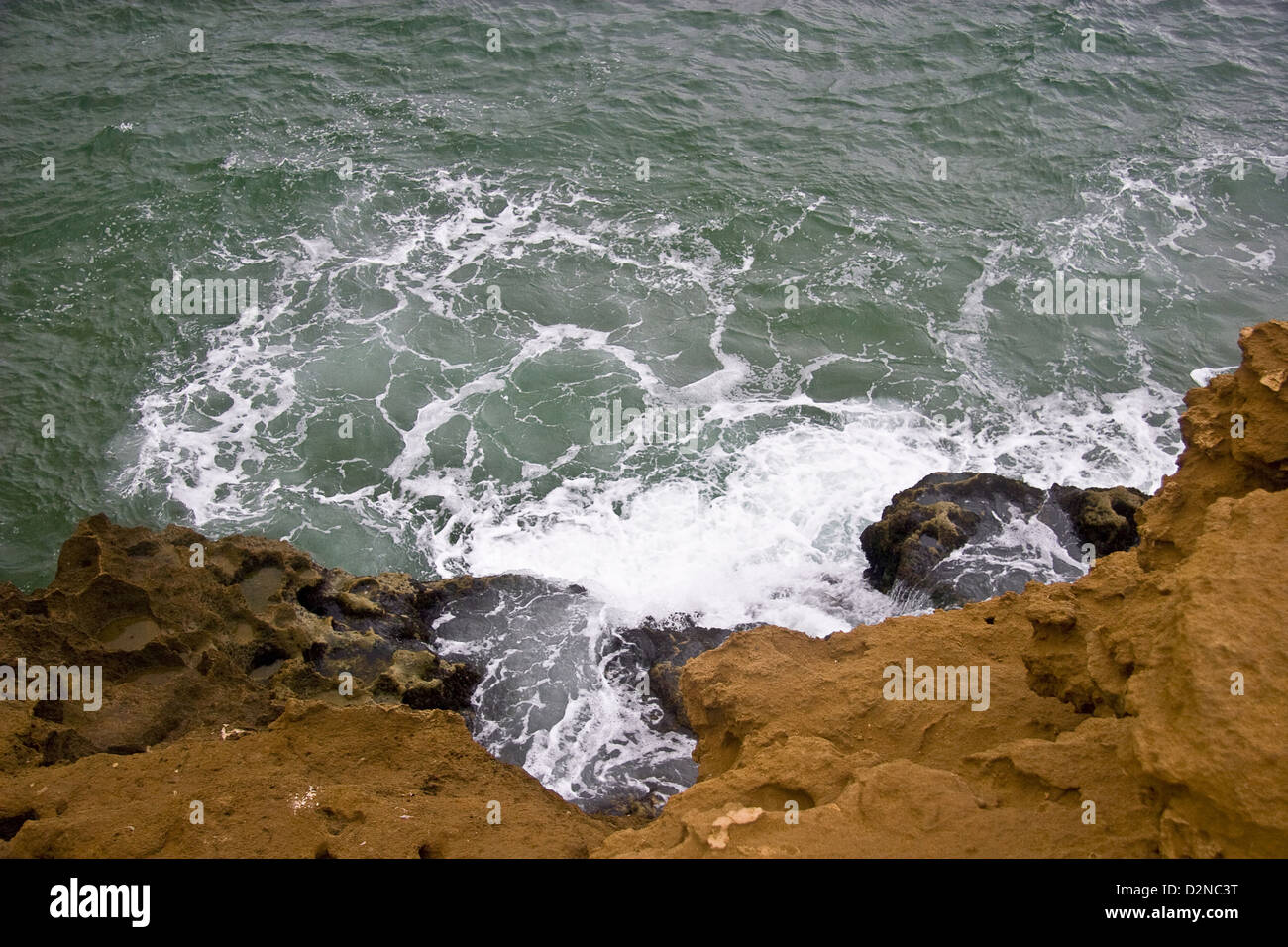 Océan Atlantique - côte Marocaine Banque D'Images