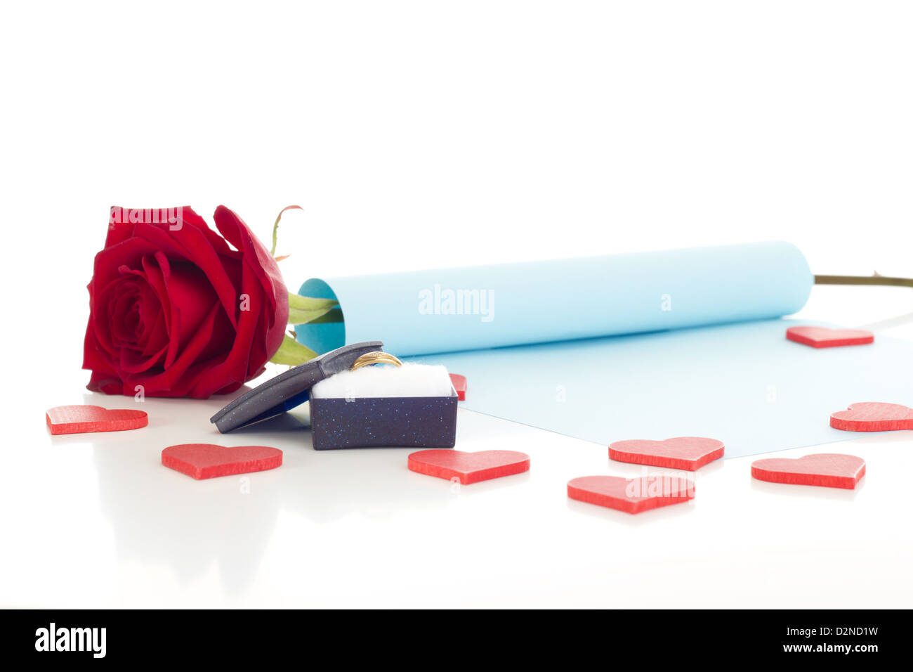 Proposition de mariage Banque D'Images