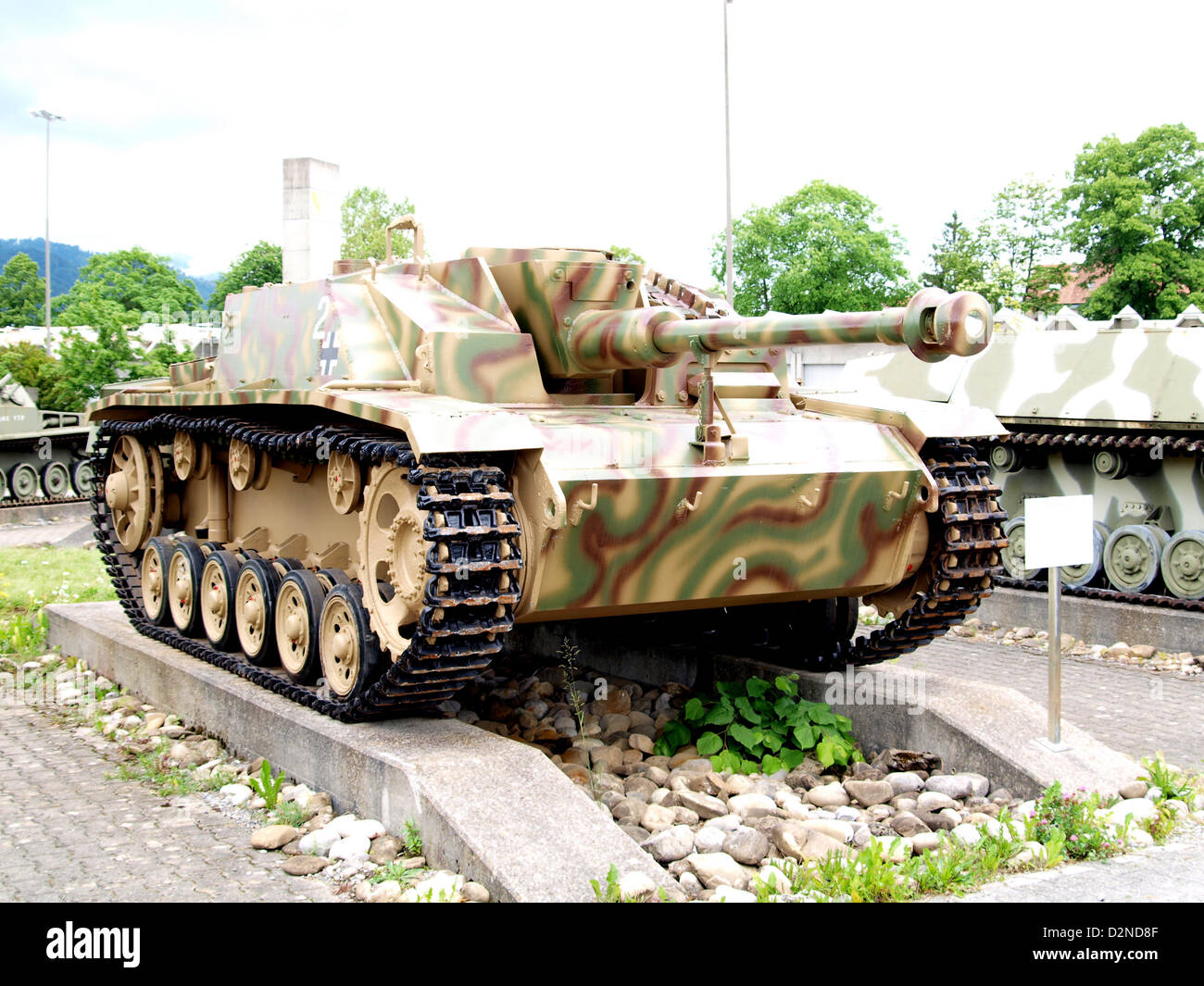 Sturmgeschütz III Ausfuhrung G tank Banque D'Images