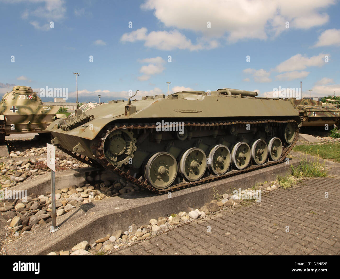 Mowag 3M1 'Pirat 18' tank Banque D'Images