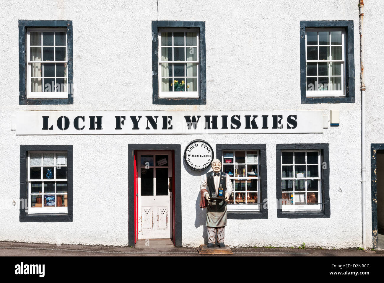 L'Ecosse, Loch Fyne Inveraray, whisky, liqueur de whisky shop Banque D'Images