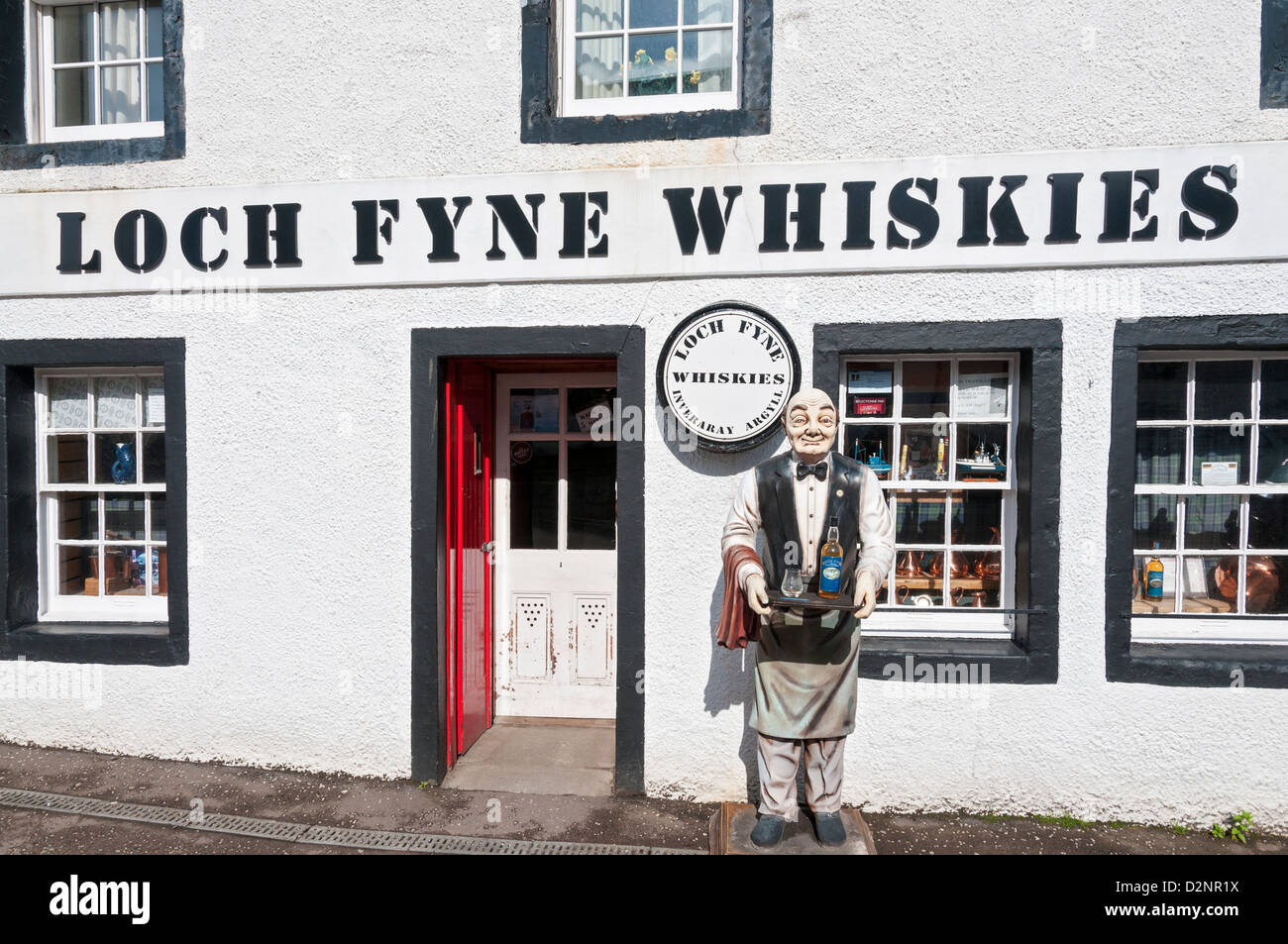 L'Ecosse, Loch Fyne Inveraray, whisky, liqueur de whisky shop Banque D'Images