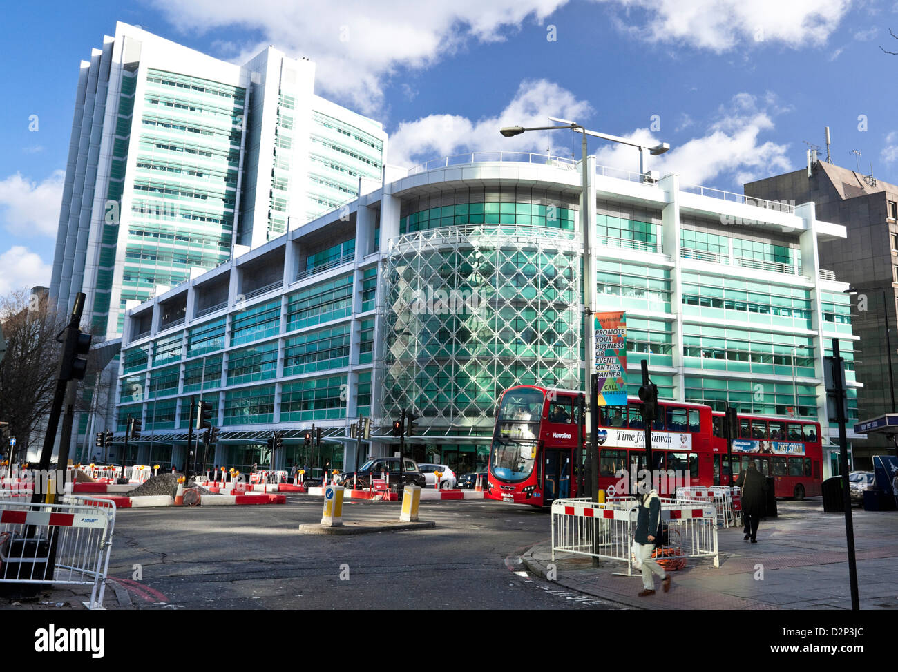 University College Hospital Accident et d'urgence (UCH), Euston Road, London, England, UK. Banque D'Images