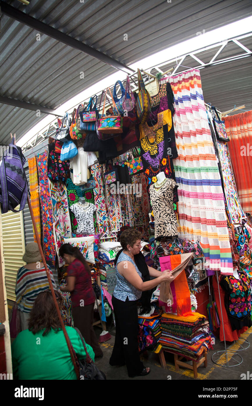 Cale au Mercado Artesanias à Oaxaca - Mexique Banque D'Images